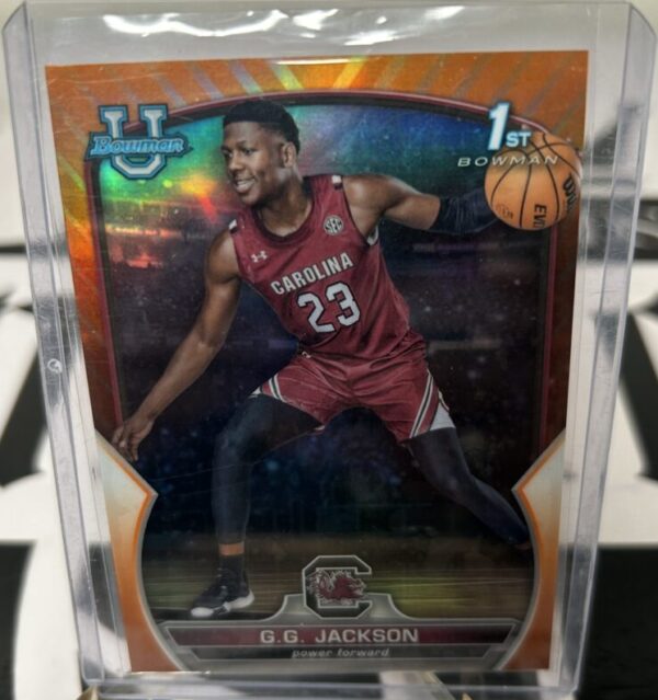 2022 Bowman University GG Jackson 1st Orange Refractor /25